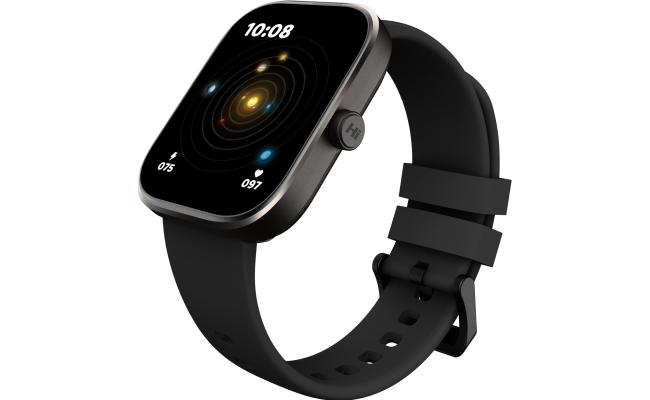 HiFuture LUME Pro Smartwatch 1.85-inch AMOLED Display, Dual-Core Processor, 100+ Sports Modes, Built-in Wireless Calling, 24/7 Health Monitoring (Heart Rate, SpO2, Sleep), Ultra-Light Weight Sleek Design, Black